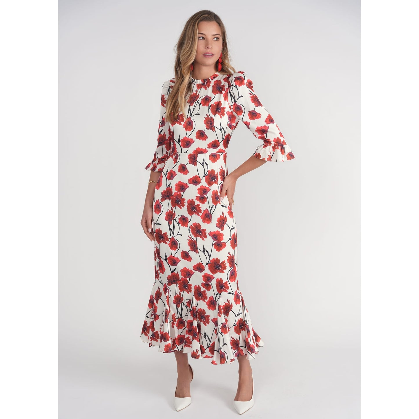 Shiri Dress Poppies Adina LV - The Mimi Boutique