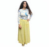 Yellow Pocket Midi Skirt Lilac Teen