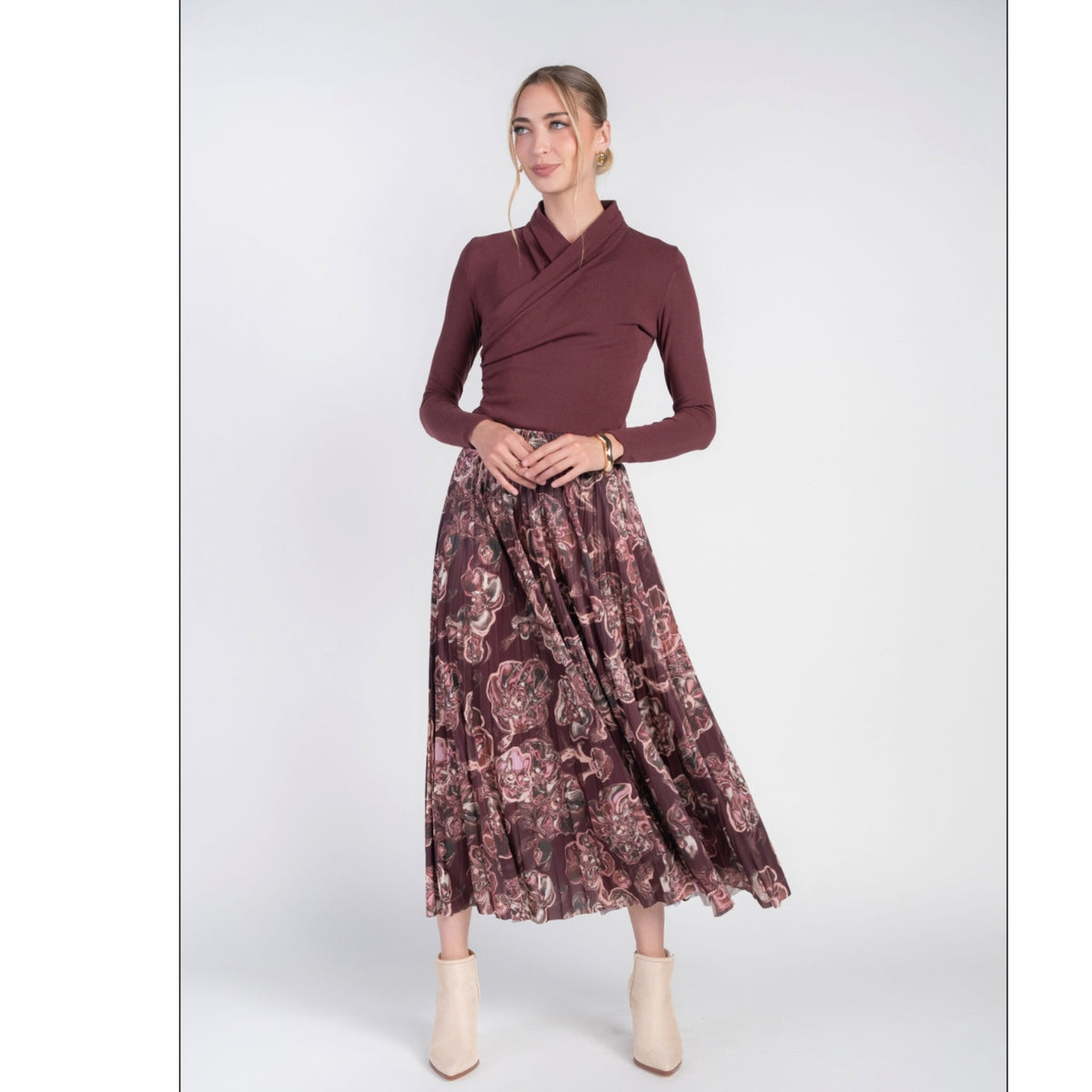 Yael Top Burgundy