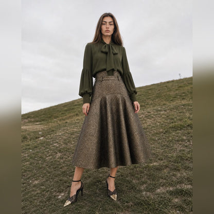 Gold Majestic Skirt Nina