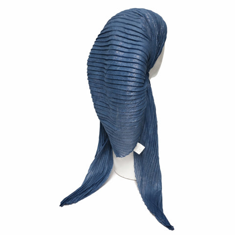 Metallic Pleated Pre-Tied Tichels SG