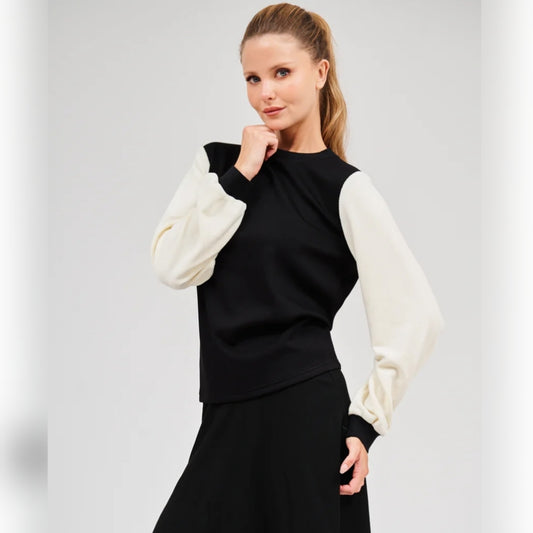 Sheepskin Top DF - The Mimi Boutique