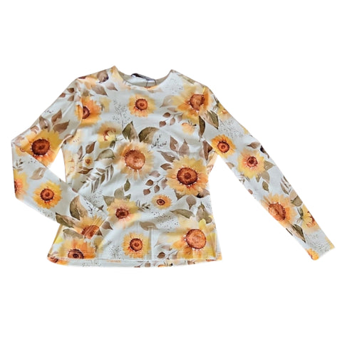 Sunflower Tshirt Lilac Teen - The Mimi Boutique