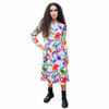 Textured Aline Dress Yellow Floral