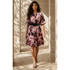 Shimmer Floral Print Bubble Dress Touch