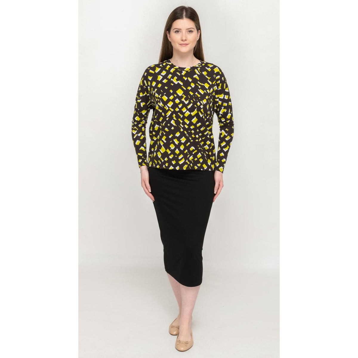 Dolman Monkey Top Brown/Green