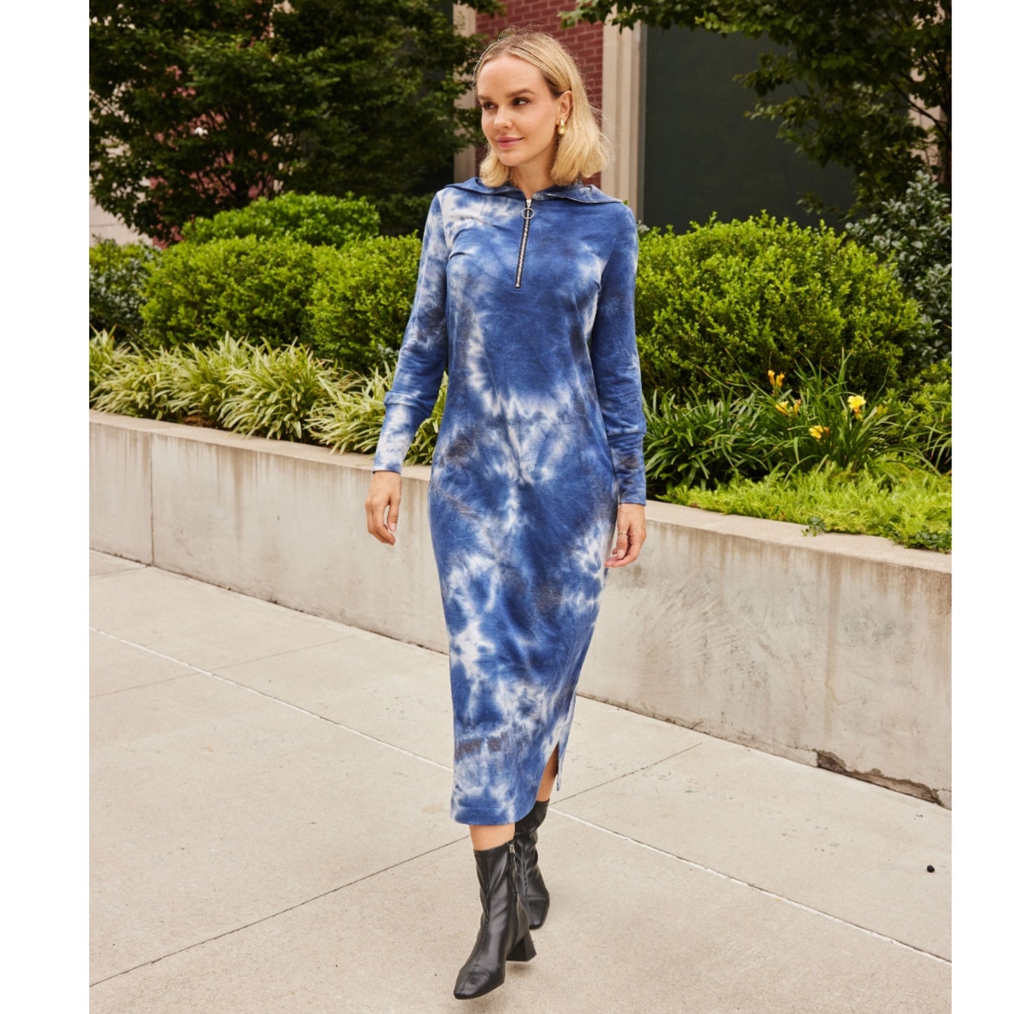 Bonnie Maxi Navy Tie Dye