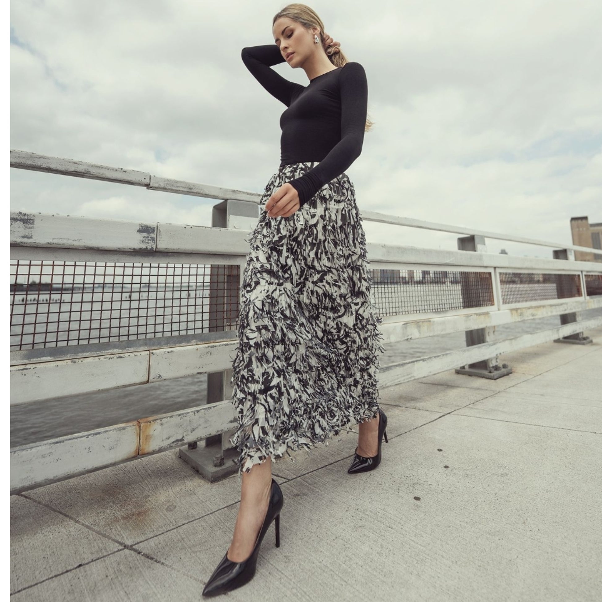 Vivienne Fringe Skirt - The Mimi Boutique