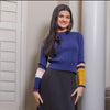 Contrast Sweater Lilac Teen