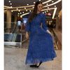 Bluma Blue Mesh Dress
