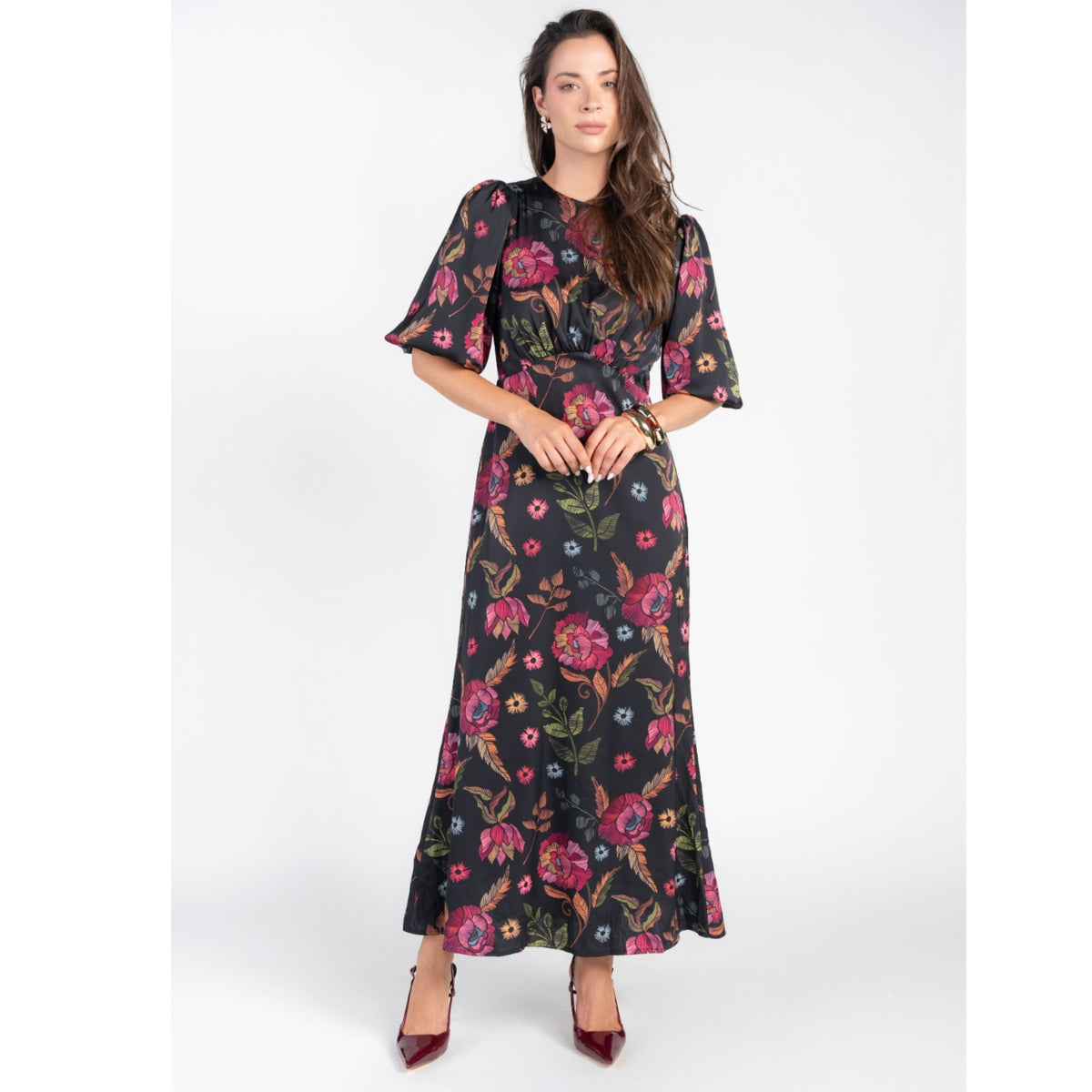 Marlo Dress Artwork Floral Adina LV