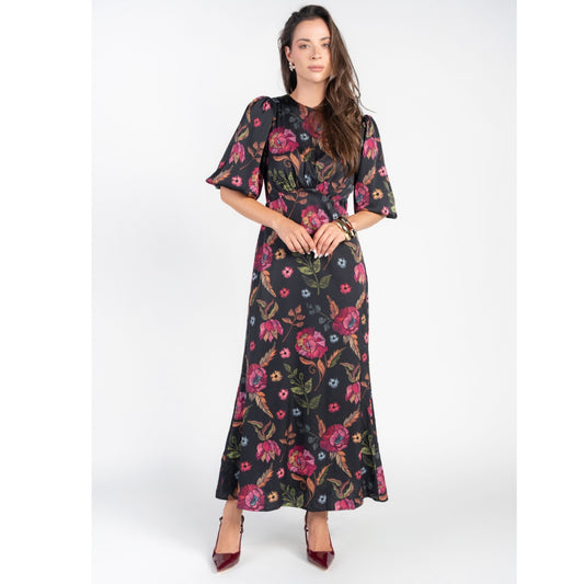 Marlo Dress Artwork Floral Adina LV