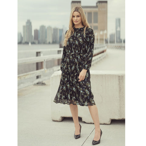 Jenna Green Floral Dress
