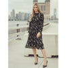 Jenna Plus Green Floral Dress