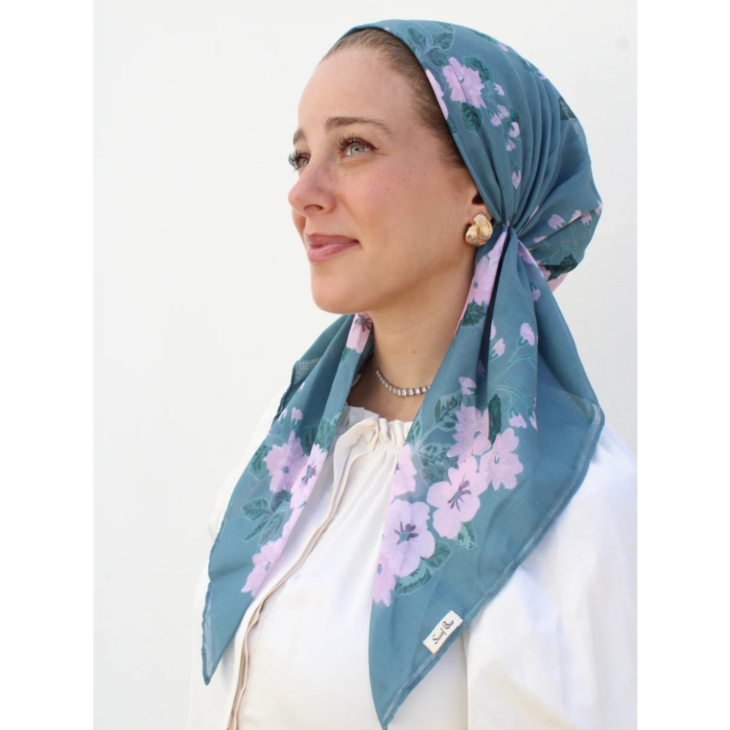 Sage Blush Floral Headscarf SB (More Styles)