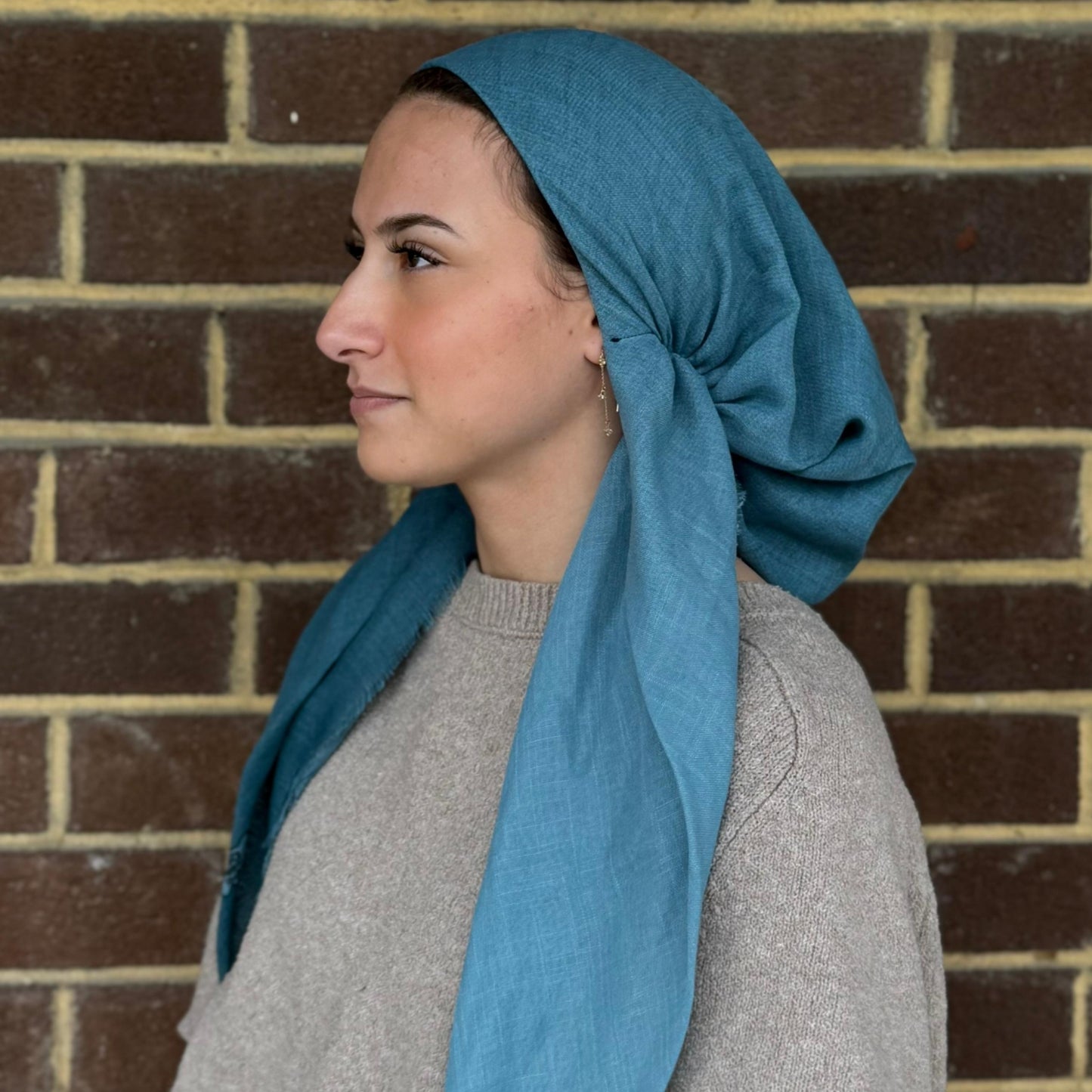 Two Tone Pre-Tied Scarf Atifa