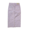 Lilac Midi Denim Skirt by Gato