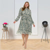 Jenna Plus Mint Dress