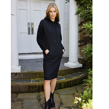 Molly Hoodie Dress Black