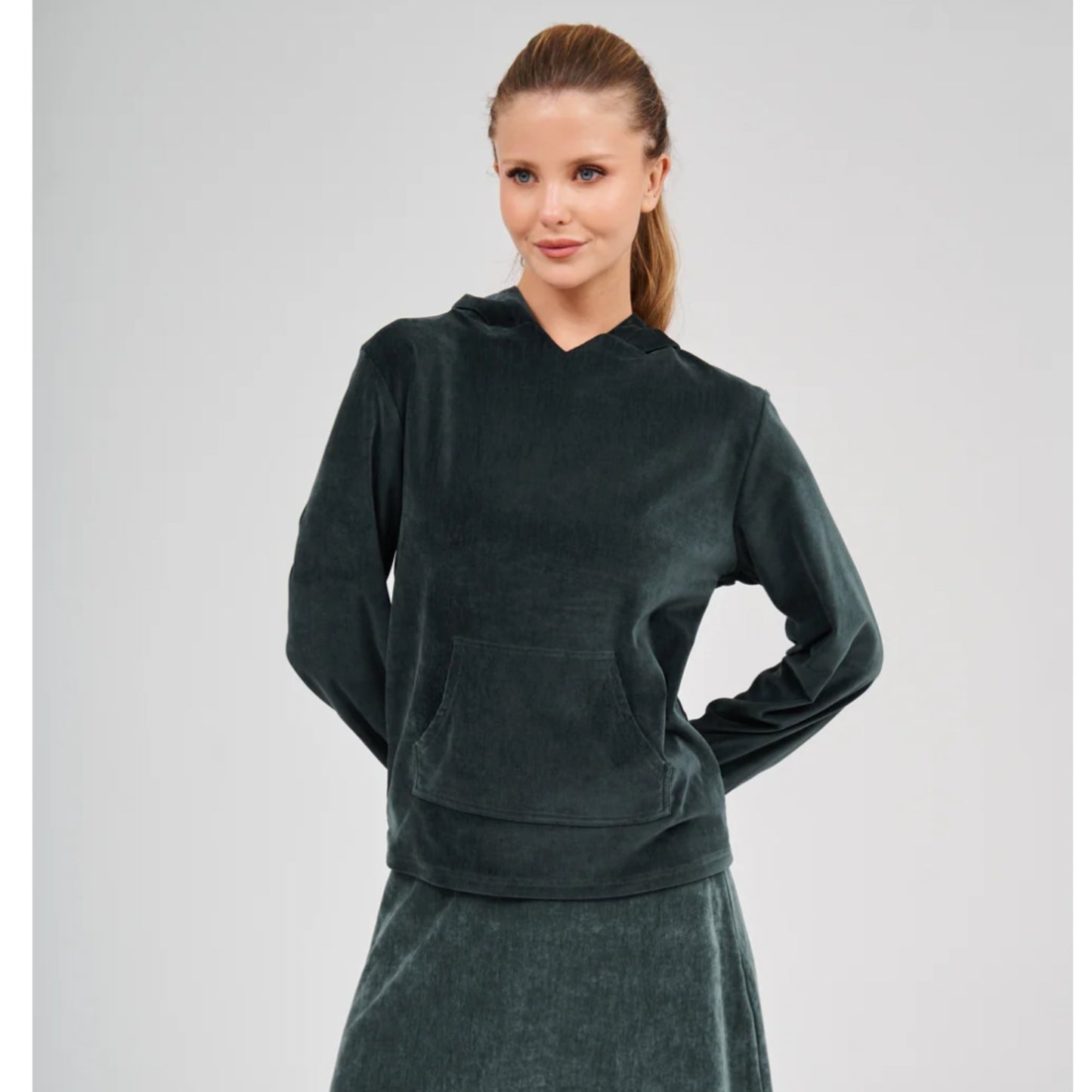 Riva Top With Hood Jewel Teal DF