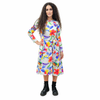 Textured Aline Dress Yellow Floral