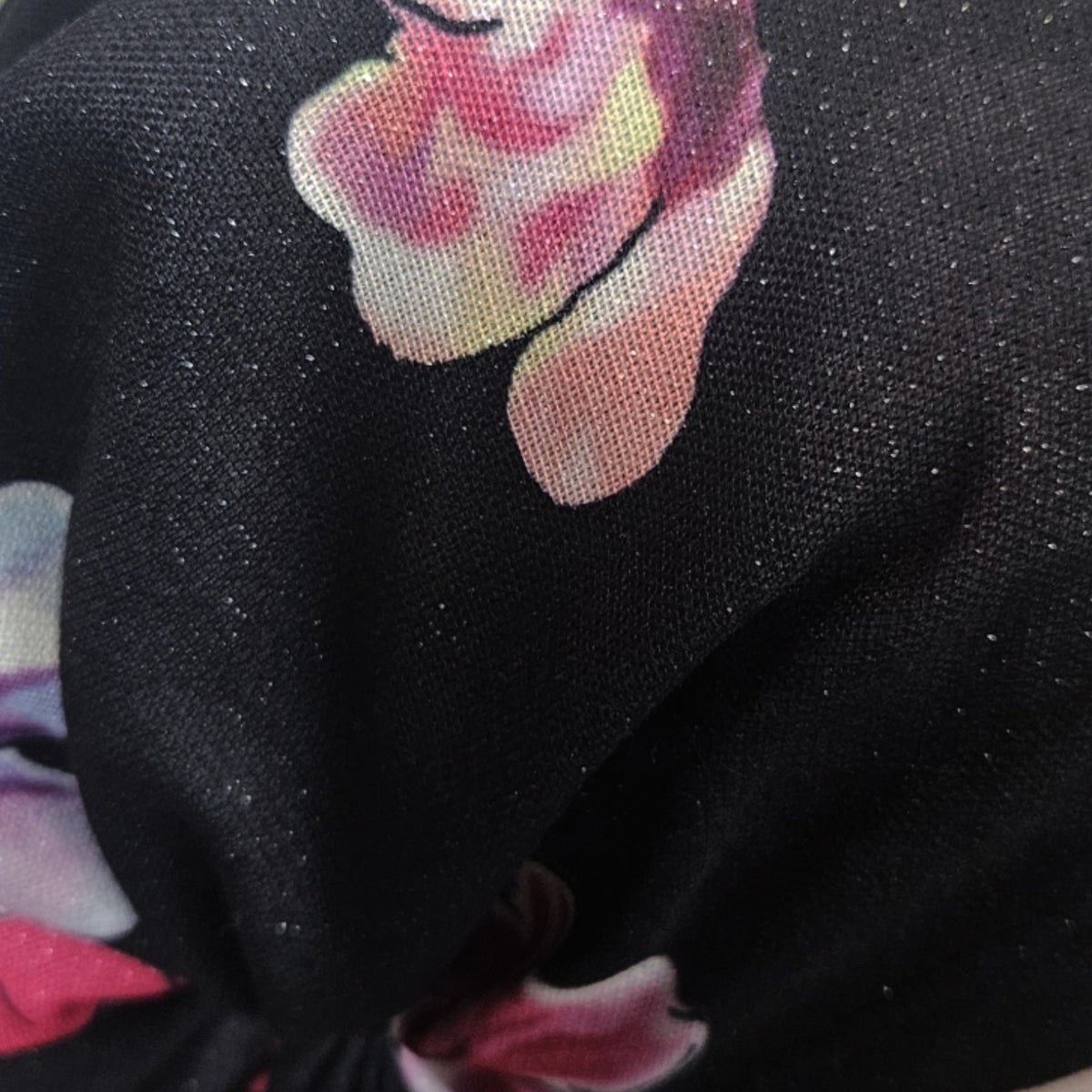 Watercolor Flowers Shimmer Headscarf Itsyounique