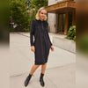 Black Carrie Hoodie Dress 2.0
