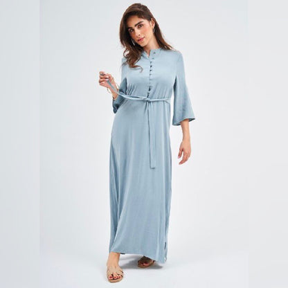 Powder Blue Maxi Dress DF