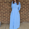 Scarlett Dress Blue by Tess