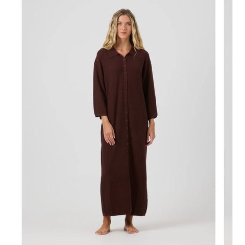 Katie Dress Brown By Tess