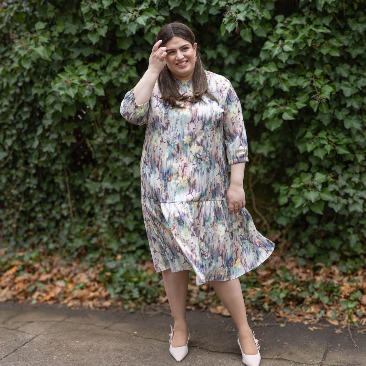 Motif Dress Abstract Floral