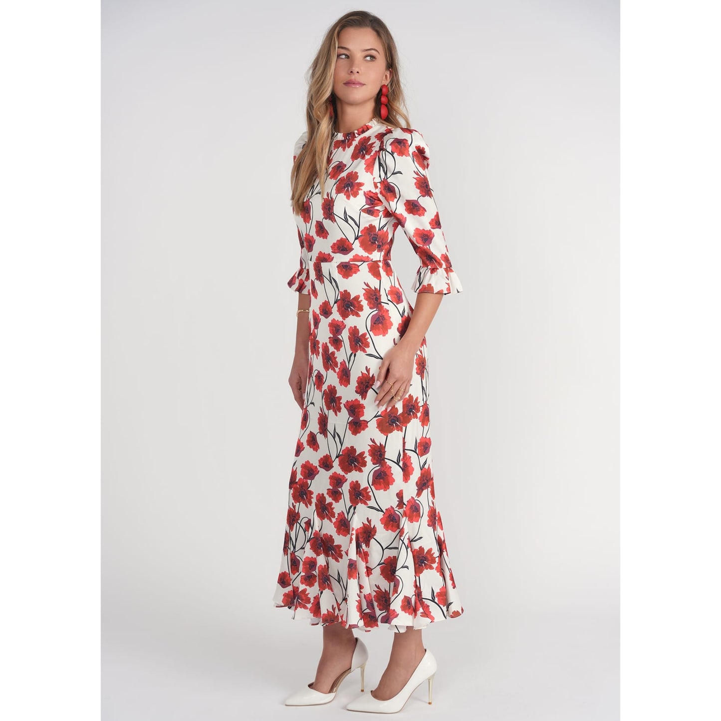 Shiri Dress Poppies Adina LV - The Mimi Boutique