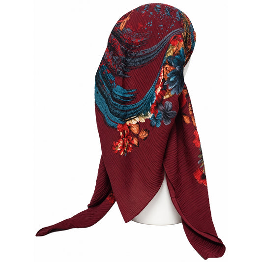 Crinkle Branches Headscarf SG