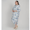 Stacey Dress Blue Toile