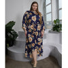Freya Dress Navy Floral - The Mimi Boutique