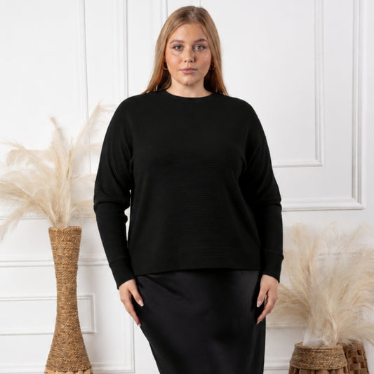 Ruby Top Black