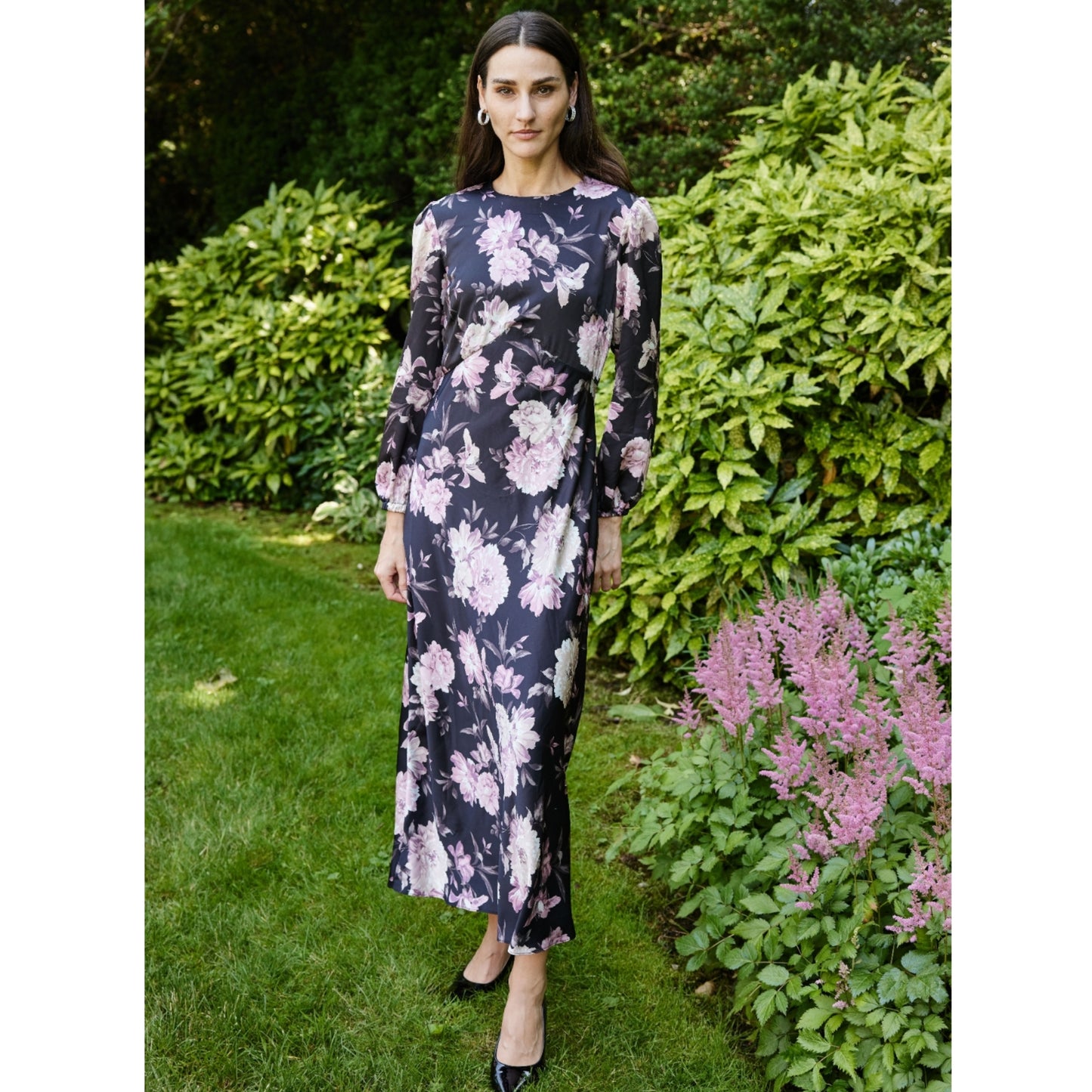 Tiffany Black Floral Dress