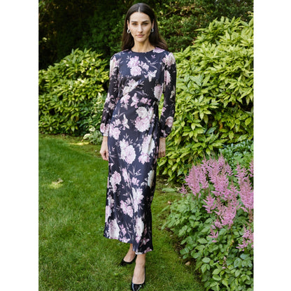 Tiffany Black Floral Dress