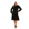 Karen Dress Plus Black Print
