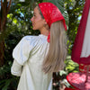 Red Paisley Headscarf SB (More Styles)