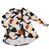 Sweater High Low Top Abstract Geo KMW
