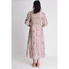 Floral Taupe Dress Nina