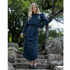 Slate Satin Dress