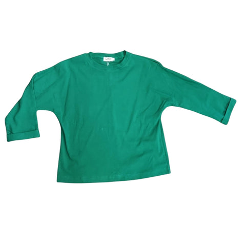 Emerald Green Relaxed Basic Jersey Tee