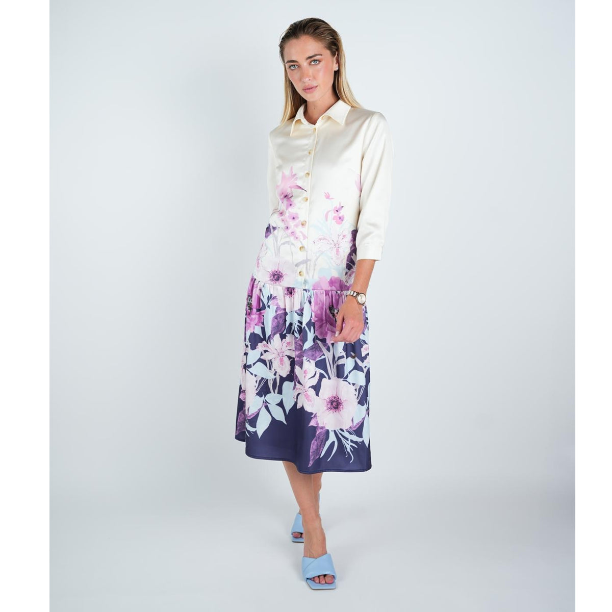 Violet Garden Dress - The Mimi Boutique
