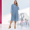 Noah Dress PLUS Soft Denim