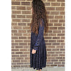 Velvet Floral Dress Lilac Teen