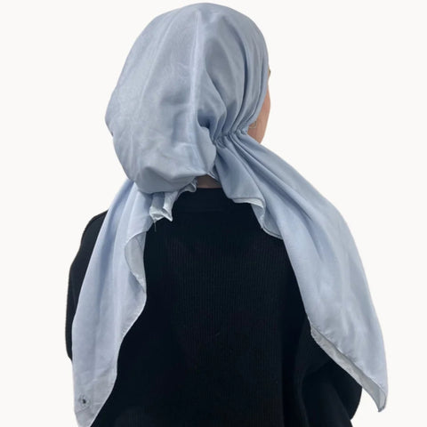 Powder Blue Solid Headscarf Valeri (Many Styles)