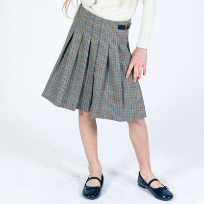 Light Brown Plaid Skirt Thread
