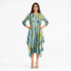 Georgiana Dress Green Tie Dye